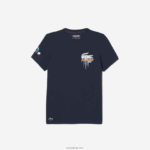 Lacoste חולצת טריקו במהדורה פתוחה של ספורט מיאמי DZ4D0D217 כחול kxe גברים - Image 4
