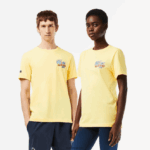 Lacoste חולצת טריקו במהדורה פתוחה של ספורט מיאמי DZ4D0D216 צהוב 107 גברים