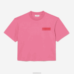 Lacoste חולצת טריקו ג'רזי מכותנה במידות גדולות DZ4D0D2428 ורוד 2r3 נשים - Image 4