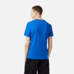 Lacoste חולצת טריקו ג'רזי נושמת בהדפס תלת מימד DZ4D0D88 כחול צהוב וכו' גברים - Image 3