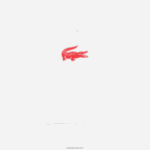 Lacoste חולצת טריקו ג'רזי נושמת בהדפס תלת מימד DZ4D0D87 לבן אדום b6c גברים - Image 4
