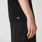 Lacoste חולצת טריקו ג'רזי נושמת בהדפס תלת מימד DZ4D0D836 שחור כחול 985 גברים - Image 4