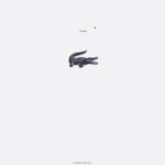 Lacoste חולצת טריקו ג'רזי נושמת בהדפס תלת מימד DZ4D0D89 כחול כהה לבן 522 גברים - Image 5