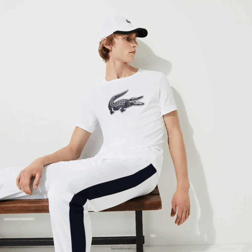 lacoste_d797d795d79cd7a6d7aa_d798d7a8d799d7a7d795_d792d7a8d796d799_d7a0d795d7a9d79ed7aa_d791d794d793d7a4d7a1_d7aad79cd7aa_d7.png Lacoste חולצת טריקו ג'רזי נושמת בהדפס תלת מימד DZ4D0D89 כחול כהה לבן 522 גברים - Image 1