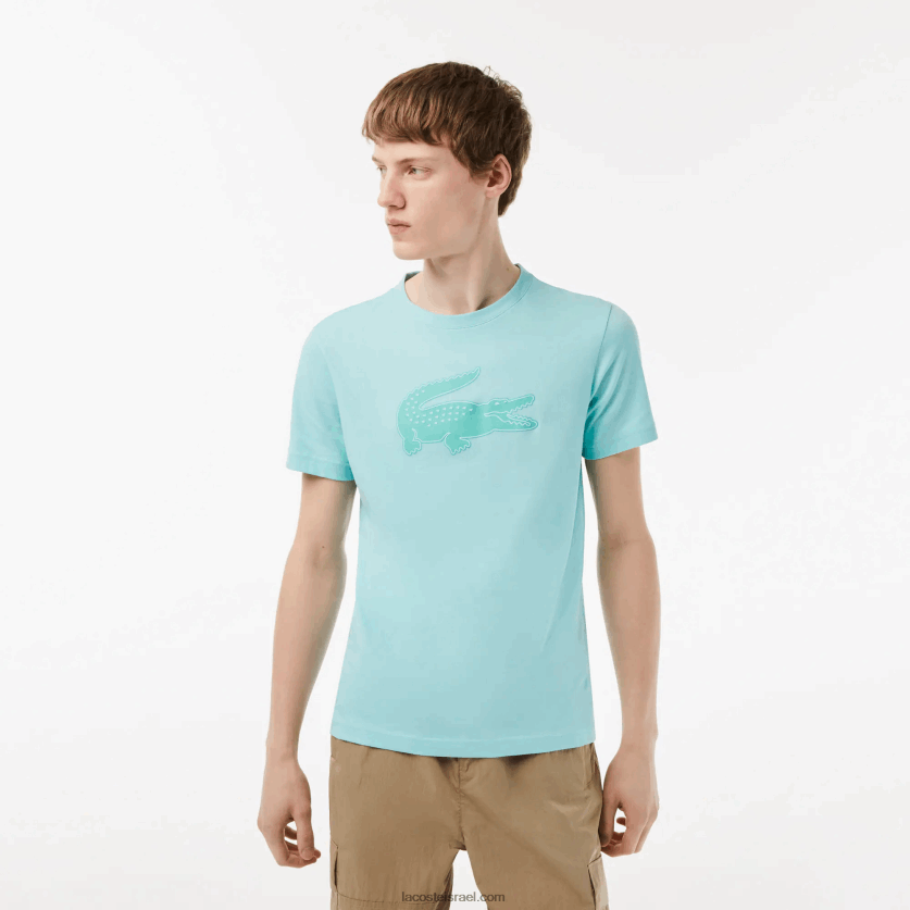 lacoste_d797d795d79cd7a6d7aa_d798d7a8d799d7a7d795_d792d7a8d796d799_d7a0d795d7a9d79ed7aa_d791d794d793d7a4d7a1_d7aad79cd7aa_d7.png Lacoste חולצת טריקו ג'רזי נושמת בהדפס תלת מימד DZ4D0D86 ירוק בהיר zki גברים - Image 1