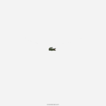 Lacoste חולצת טריקו ג'רסי בגזרה רופפת - במידות גדולות - גדולה DZ4D0D227 לבן 001 גברים - Image 3
