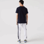 Lacoste חולצת טריקו ג'רסי בהדפס תנין ספורט DZ4D0D840 כחול כהה 166 גברים - Image 3