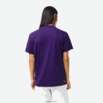 Lacoste חולצת טריקו ג'רסי בהדפס תנין ספורט DZ4D0D839 pfn סגול גברים - Image 3