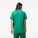 Lacoste חולצת טריקו ג'רסי בהדפס תנין ספורט DZ4D0D842 ירוק hd2 גברים - Image 3