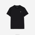 Lacoste חולצת טריקו ג'רסי מתיחה ספורטיבית בגזרה קלה DZ4D0D118 שחור 031 גברים - Image 4