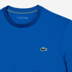 Lacoste חולצת טריקו ג'רסי מתיחה ספורטיבית בגזרה קלה DZ4D0D120 כחול kxb גברים - Image 5