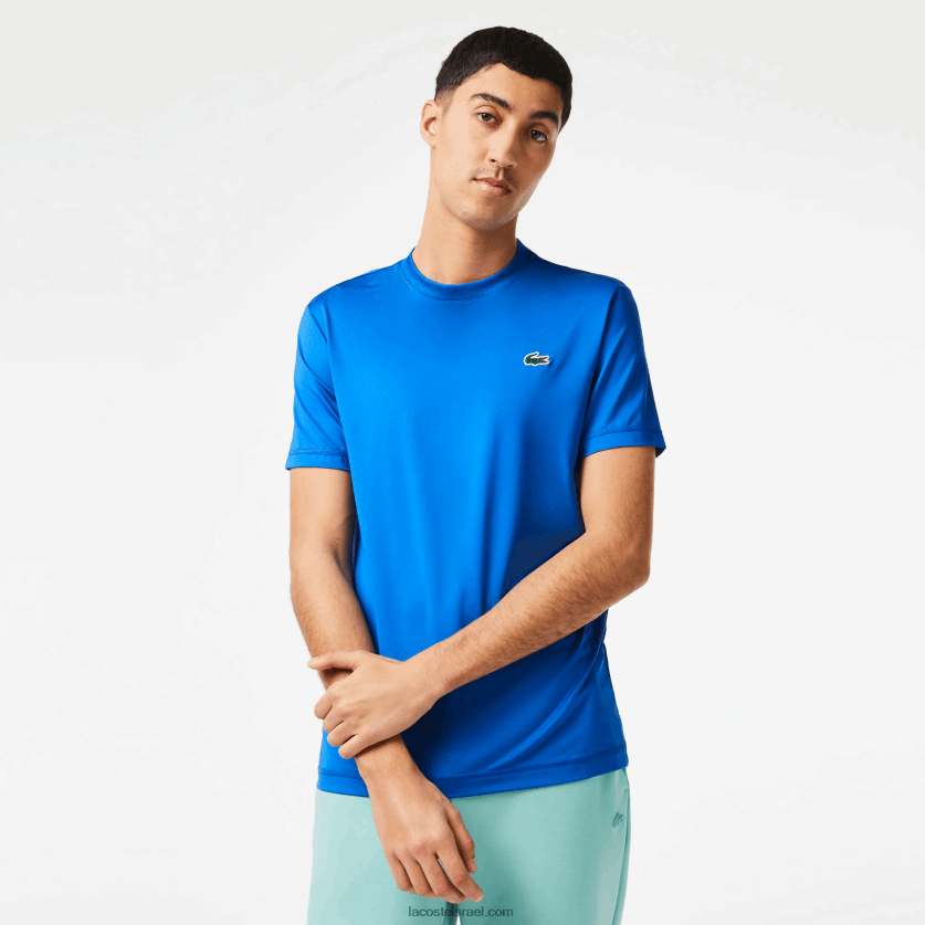 lacoste_d797d795d79cd7a6d7aa_d798d7a8d799d7a7d795_d792d7a8d7a1d799_d79ed7aad799d797d794_d7a1d7a4d795d7a8d798d799d791d799d7aa.png Lacoste חולצת טריקו ג'רסי מתיחה ספורטיבית בגזרה קלה DZ4D0D120 כחול kxb גברים - Image 1