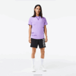 Lacoste חולצת טריקו ג'רסי ספורטיבית DZ4D0D827 סגול 6md גברים - Image 2