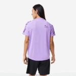Lacoste חולצת טריקו ג'רסי ספורטיבית DZ4D0D827 סגול 6md גברים - Image 3