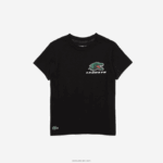 Lacoste חולצת טריקו טניס מג'רזי ספורט DZ4D0D3170 שחור 031 בנים