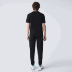 Lacoste חולצת טריקו כותנה עם צווארון ממותגים DZ4D0D910 שחור 031 גברים - Image 2