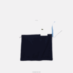 Lacoste חולצת טריקו כותנה עם צווארון עגול DZ4D0D3179 כחול כהה לבן ורוד gta בנות