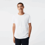 Lacoste חולצת טריקו כותנה עם צווארון צווארון, חבילה 3 DZ4D0D1350 לבן 001 גברים - Image 2