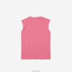 Lacoste חולצת טריקו ללא שרוולים מכותנה ג'רזי DZ4D0D3017 ורוד 2r3 בנות - Image 5