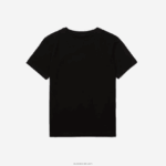 Lacoste חולצת טריקו מבד כותנה עם צווארון צווארון DZ4D0D2997 שחור 031 ילדים - Image 2