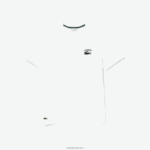 Lacoste חולצת טריקו מג'רזי כותנה בכושר רגיל DZ4D0D103 לבן 001 גברים