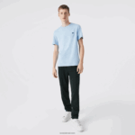 Lacoste חולצת טריקו מג'רזי מכותנה בגזרה רגילה DZ4D0D747 טורקיז 733 גברים - Image 2