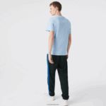 Lacoste חולצת טריקו מג'רזי מכותנה בגזרה רגילה DZ4D0D747 טורקיז 733 גברים - Image 3