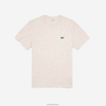 Lacoste חולצת טריקו מג'רזי מכותנה בגזרה רגילה DZ4D0D749 בז' 74a גברים