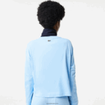 Lacoste חולצת טריקו מודפסת בגזרה רופפת DZ4D0D2571 כחול hbp נשים - Image 3