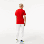 Lacoste חולצת טריקו מודפסת sport x novak djokovic DZ4D0D604 אדום 240 גברים - Image 3