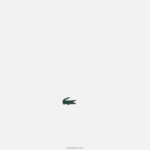 Lacoste חולצת טריקו מכותנה אורגנית בכושר רגיל DZ4D0D141 לבן 001 גברים - Image 3