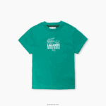 Lacoste חולצת טריקו מכותנה עם צווארון צווארון DZ4D0D3120 ירוק hd2 בנים
