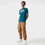 Lacoste חולצת טריקו ספורט אורגנית DZ4D0D697 ירוק zcd גברים - Image 2