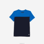 Lacoste חולצת טריקו ספורט DZ4D0D3147 כחול כהה 976 בנים - Image 2