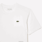Lacoste חולצת טריקו ספורטיבית לנשימה DZ4D0D51 לבן 001 גברים - Image 5