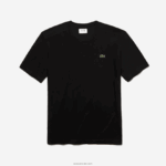 Lacoste חולצת טריקו ספורטיבית לנשימה DZ4D0D52 שחור 031 גברים - Image 5