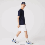 Lacoste חולצת טריקו ספורטיבית לנשימה DZ4D0D53 כחול כהה 166 גברים - Image 2