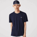 Lacoste חולצת טריקו ספורטיבית לנשימה DZ4D0D53 כחול כהה 166 גברים
