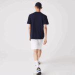 Lacoste חולצת טריקו ספורטיבית לנשימה DZ4D0D53 כחול כהה 166 גברים - Image 3