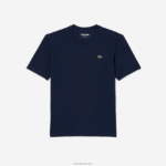Lacoste חולצת טריקו ספורטיבית לנשימה DZ4D0D53 כחול כהה 166 גברים - Image 5