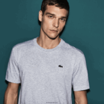 Lacoste חולצת טריקו ספורטיבית לנשימה DZ4D0D718 chine אפור cca גברים - Image 4