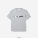 Lacoste חולצת טריקו עם הדפס בגזרה רגועה DZ4D0D660 chine אפור cca גברים - Image 5
