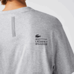 Lacoste חולצת טריקו עם הדפס בגזרה רגועה DZ4D0D660 chine אפור cca גברים - Image 7