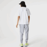 Lacoste חולצת טריקו עם הדפס בגזרה רגועה DZ4D0D661 לבן 001 גברים - Image 3