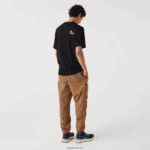 Lacoste חולצת טריקו עם הדפס בגזרה רגועה DZ4D0D662 שחור 031 גברים - Image 3