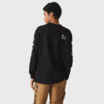 Lacoste חולצת טריקו עם הדפס רופף DZ4D0D797 שחור 031 גברים - Image 3