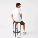 Lacoste חולצת טריקו עם הדפס תנין בהתאמה רגילה xl DZ4D0D570 לבן 001 גברים - Image 3