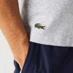 Lacoste חולצת טריקו עם הדפס תנין בהתאמה רגילה xl DZ4D0D572 chine אפור cca גברים - Image 7