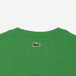 Lacoste חולצת טריקו עם צווארון עגול בגזרה רופפת בהדפס תנין DZ4D0D256 ירוק l94 גברים - Image 4