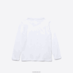 Lacoste חולצת טריקו עם צווארון צווארון DZ4D0D3140 לבן 001 ילדים - Image 3